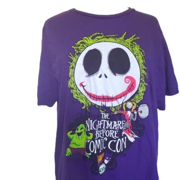 RARE! Nightmare Before Comic-Con Tee - Size XL - Picture 1 of 8